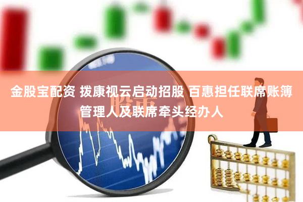 金股宝配资 拨康视云启动招股 百惠担任联席账簿管理人及联席牵头经办人