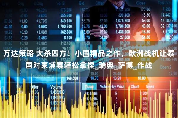 万达策略 大杀四方！小国精品之作，欧洲战机让泰国对柬埔寨轻松拿捏_瑞典_萨博_作战